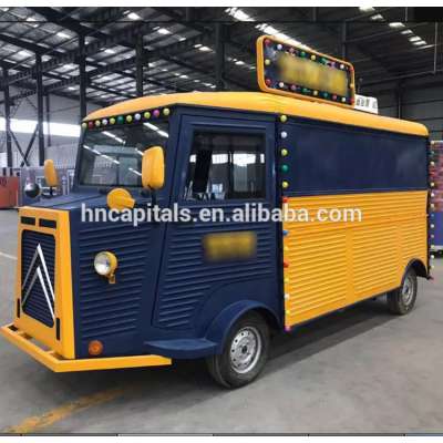 Factory hot selling mobile fast food cart electric food truck