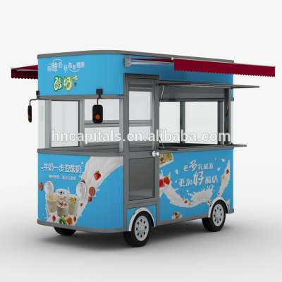 Customize food trailer Hot Dog Food Truck ice cream Vending Cart for sale